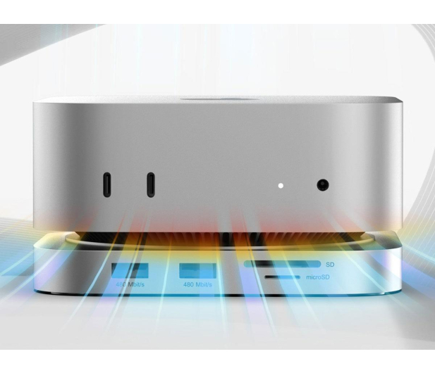 ICY BOX Stacja dokująca dla Mac Mini M4 - 1512625 - zdjęcie 2
